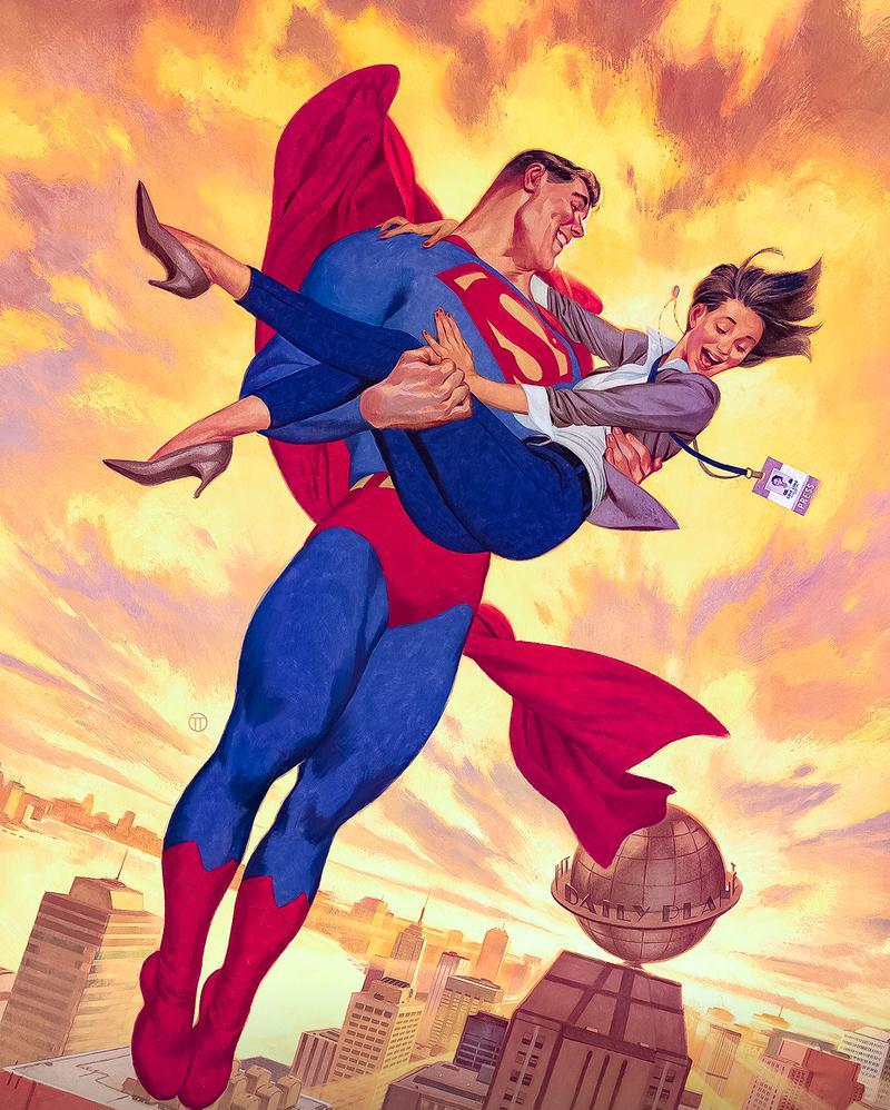 Superman and lois lane comic