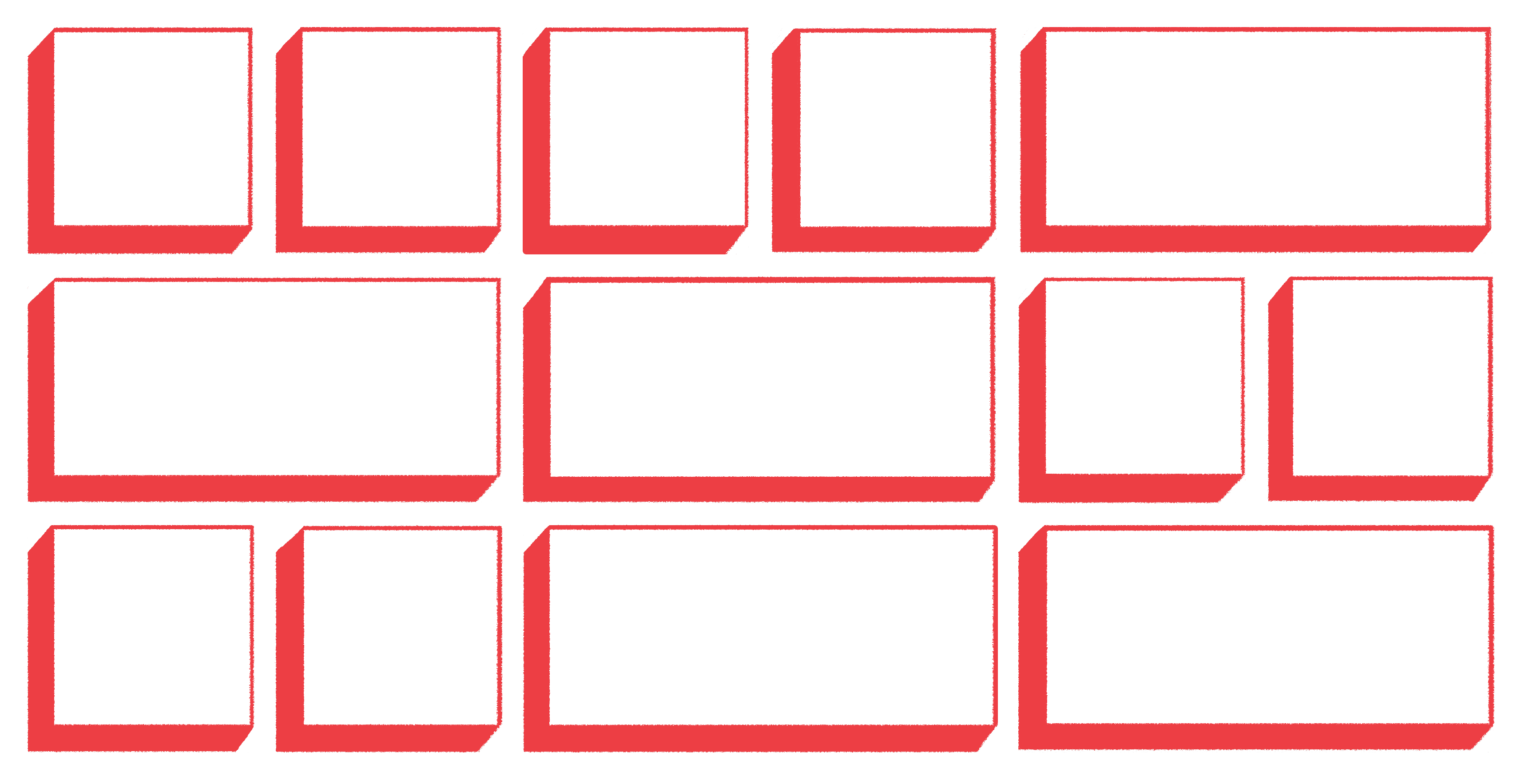 abstract illustration of grid layout