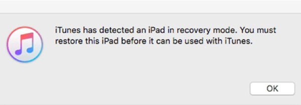 restore iPad in DFU mode via iTunes