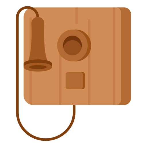 Old telephone illustration PNG Design