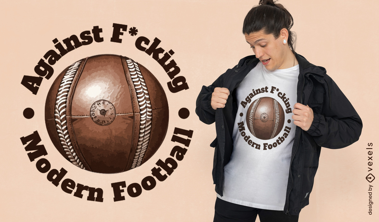 Modernes Fußballsport-T-Shirt-Design