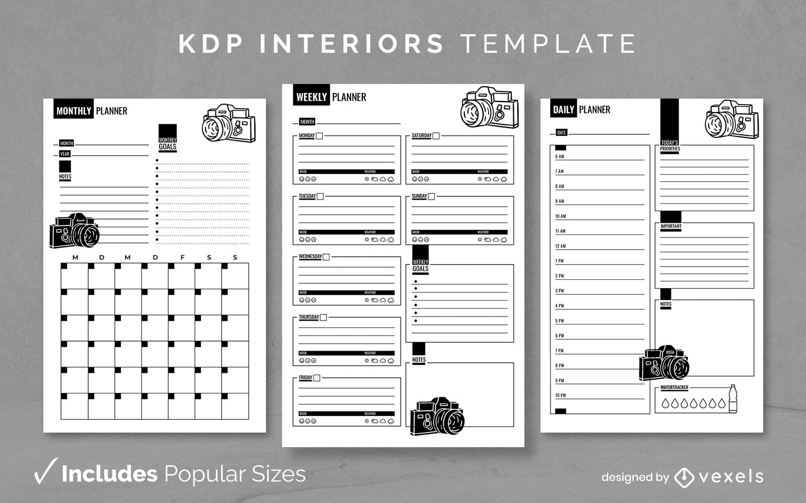 Photographer planner KDP interior design