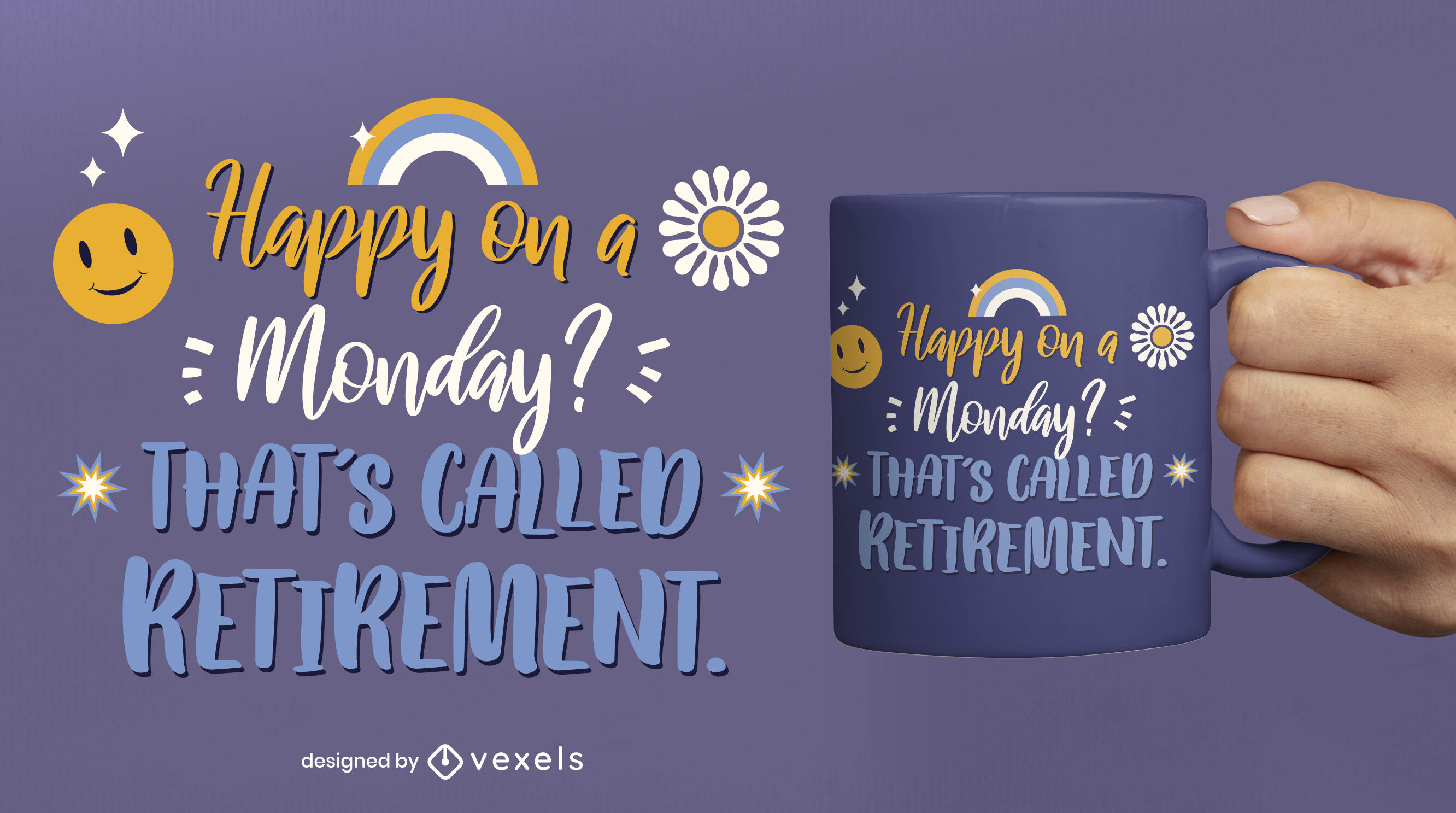 Retirement quote mug design