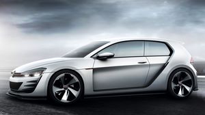 Preview wallpaper volkswagen, golf, design vision, concept, gray, gti