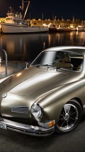 Preview wallpaper volkswagen, karmann ghia, side view, 1973