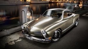 Preview wallpaper volkswagen, karmann ghia, side view, 1973