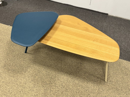 Leolux Tilio Coffee table Blue oak wood