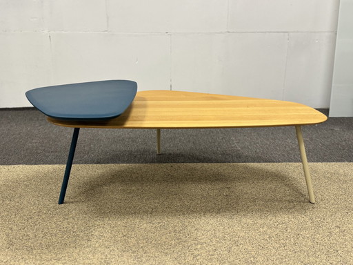 Leolux Tilio Coffee table Blue oak wood