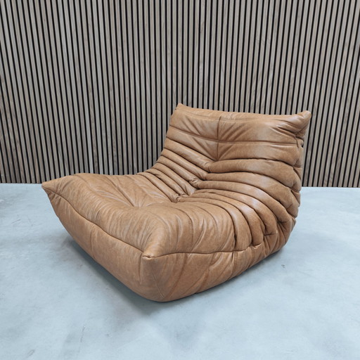 Ligne Roset Togo Cognac Natural Leather