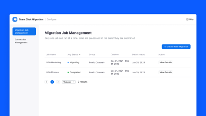 Team Chat automated migration app