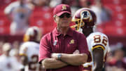 Oct 7, 2007; Landover, MD, USA; Washington Redskins head coach Joe Gibbs during pre-game warmups before the start of the game against the Detroit Lions at FedEx Field in Landover, MD.  Mandatory Credit: James Lang-USA TODAY Sports Copyright Â© James Lang