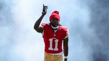 San Francisco 49ers wide receiver Brandon Aiyuk has requested a trade. Should the Atlanta Falcons reach out?