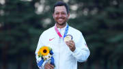 Xander Schauffele of the U.S. is back with a chance at a second gold medal after winning in Tokyo in 2021.