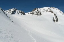 kurzras schnals weisskugel skitour winter