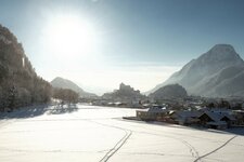 winterliche natur und aussicht auf kufstein