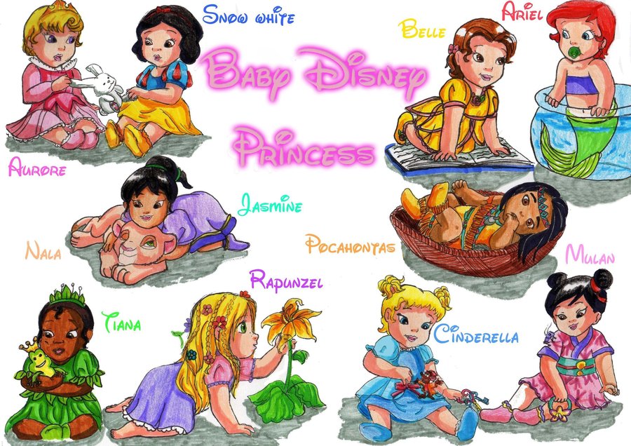 All Disney Princesses Baby