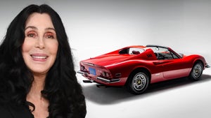 Cher With Her 1972 Ferrari