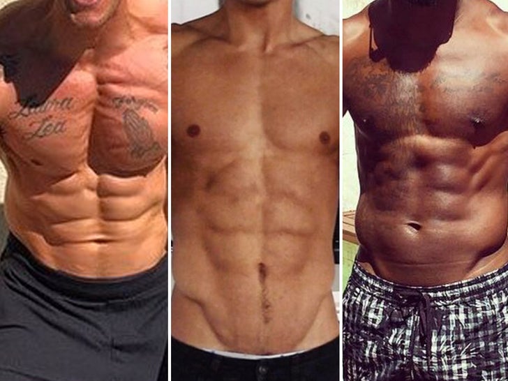 Celebrity Six Packs -- Guess the Washboards!