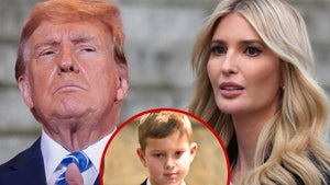 Donald Trump, Ivanka Trump, and Trump's grandson Joseph.