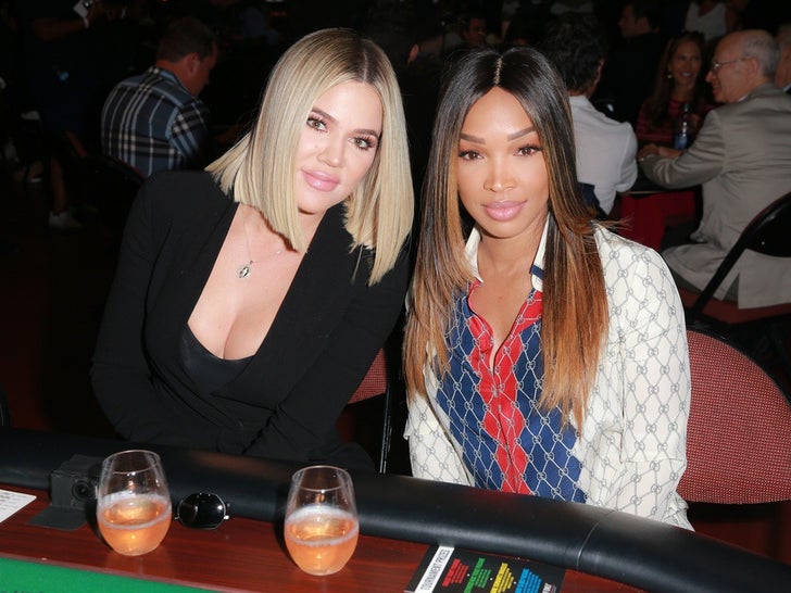 Khloe Kardashian Malika Haqq BFFs