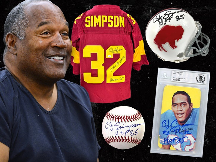 O.J. Simpson Memorabilia For Sale In Las Vegas Following Death