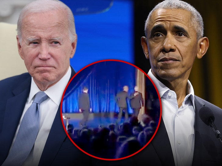 joe biden and obama walk off stage