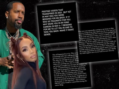 Erica Mena And Safaree Alongside Erica's Instagram Statements