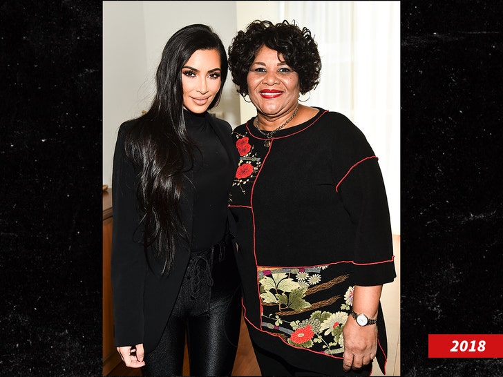 kim kardashian and Alice Johnson getty 