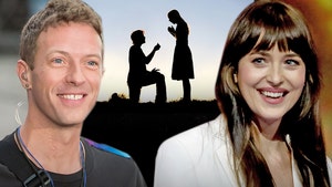 dakota johnson and chris martin engaged