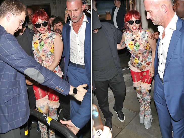 lady gaga outfit changes nomad hotel london getty 3