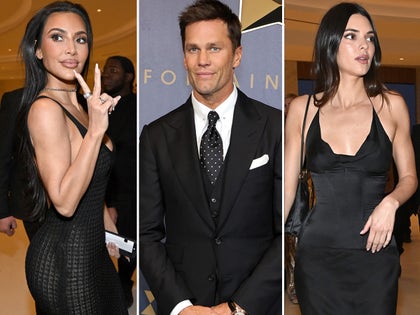 Kim Kardashian, Tom Brady and Kendall Jenner