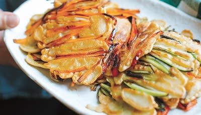 Vegetable Pajeon (Korean Savory Pancakes)