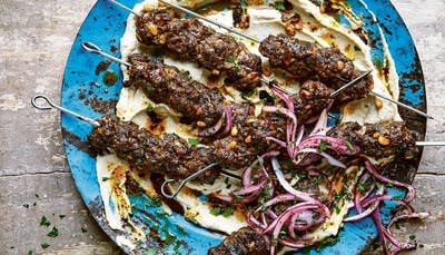 Hole-in-the-Wall Beef Skewers