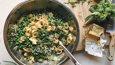 Pasta with Peas and Mint