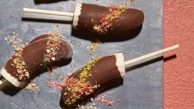 Chocolate Banana Pops