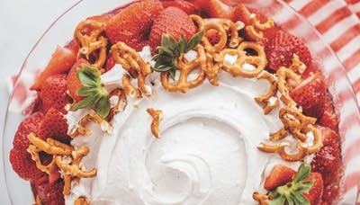 Strawberry Pretzel Pie