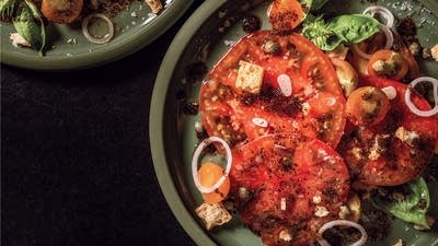 Tomatoes with Brown Butter