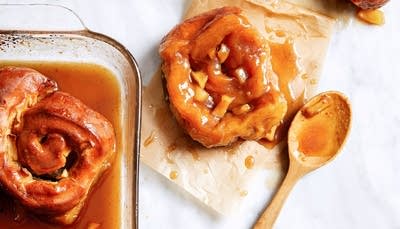 Apple Cider Sticky Buns