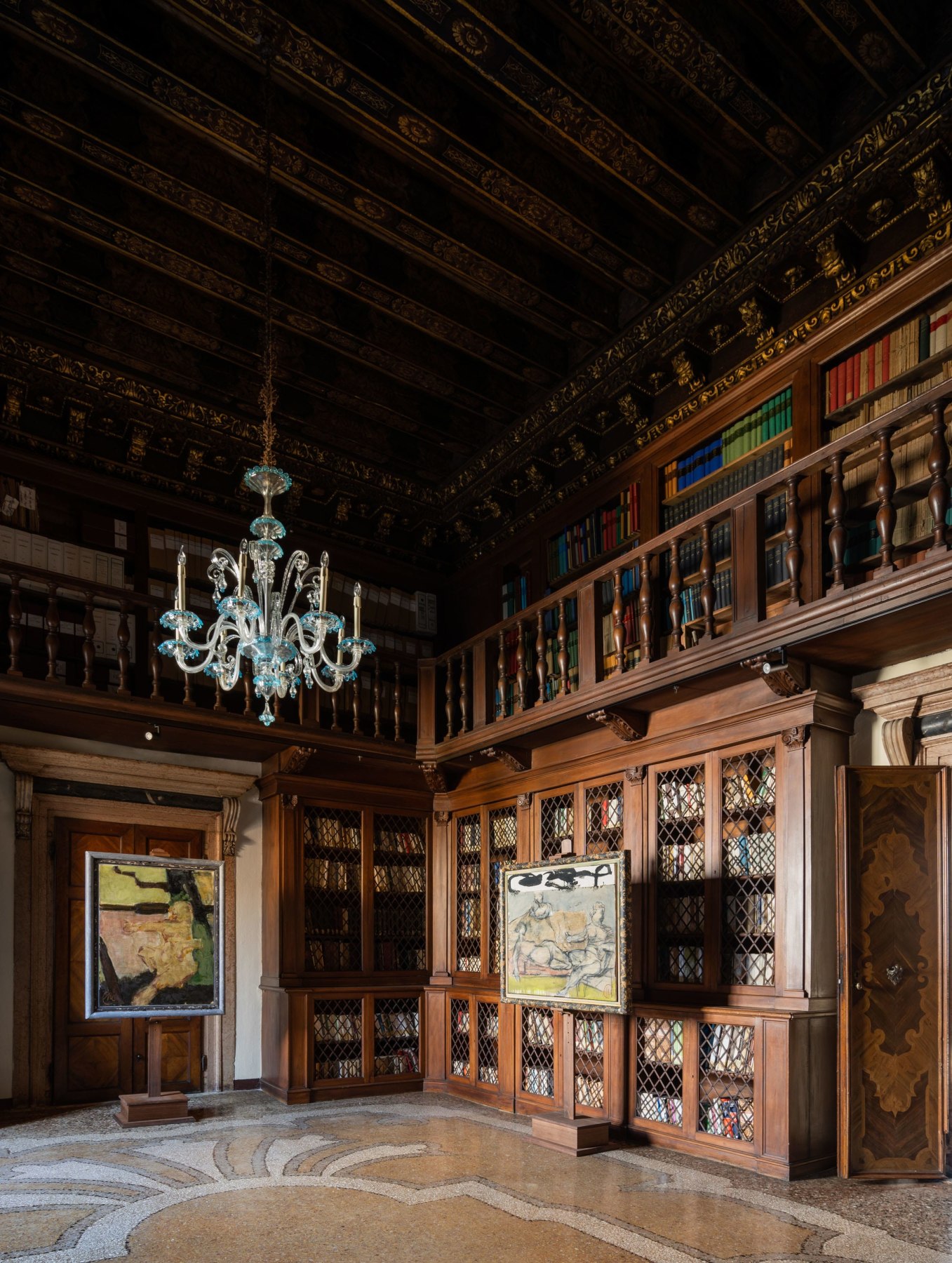 Installation view: Markus Lüpertz: Palazzo Loredan, Venice. 2022.