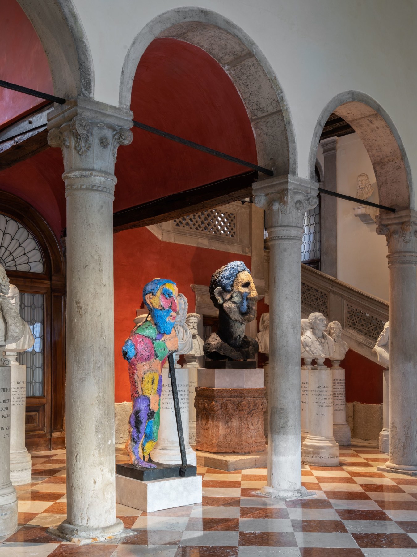 Installation view: Markus L&amp;uuml;pertz: Palazzo Loredan, Venice. 2022.