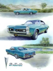 1967 Pontiac GTO - Byron Chaney's Illustration and Design