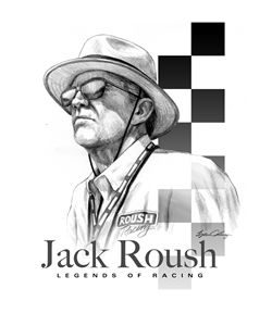 Jack Roush Portrait - Byron Chaney's Illustration and Design