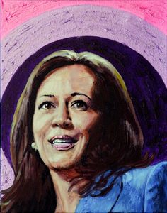 Kamala Harris - Paintings by John Lautermilch