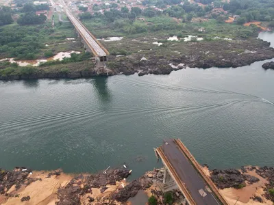 Queda de ponte: produtos químicos de caminhão não vazaram no Rio Tocantins