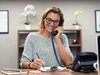 businesswoman talking on a phone