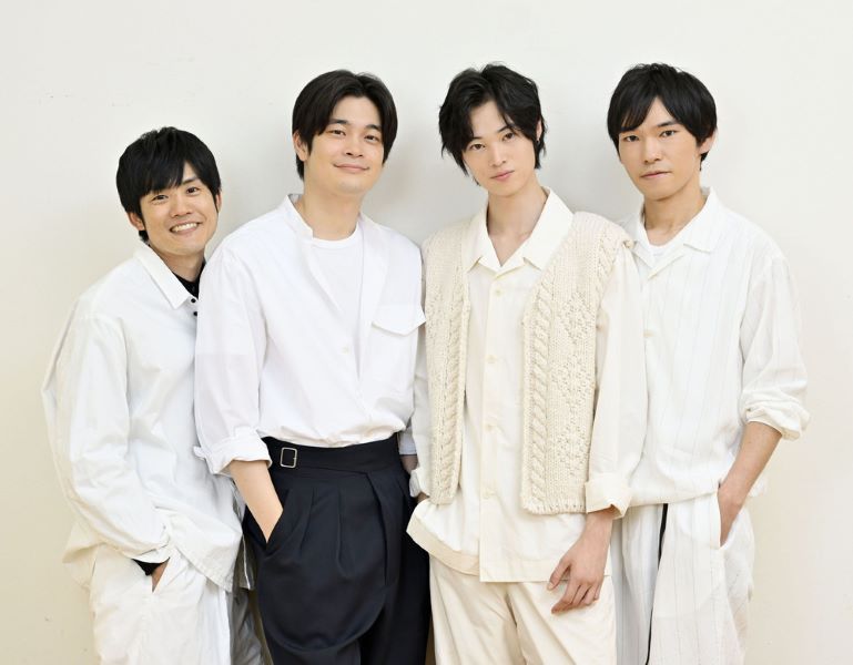 「ボクの穴、彼の穴。Ｗ」に出演する（左から）上川周作、井之脇海、窪塚愛流、篠原悠伸