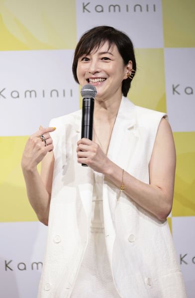 イベントに登場した広末涼子＝東京都港区