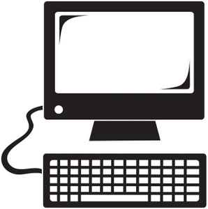 Desktop Computer Vector .