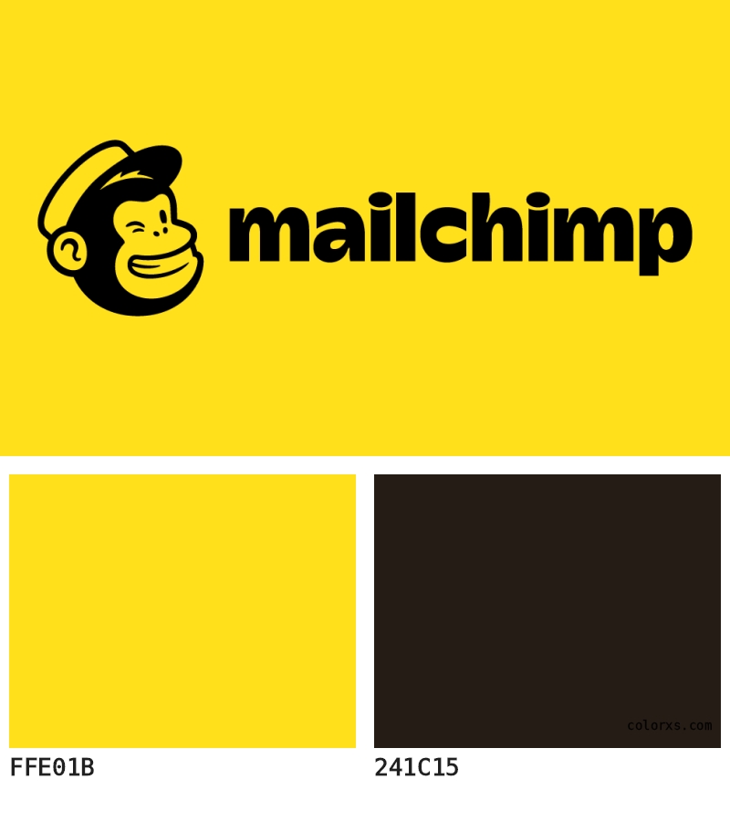 Mailchimp logo color palette and color codes