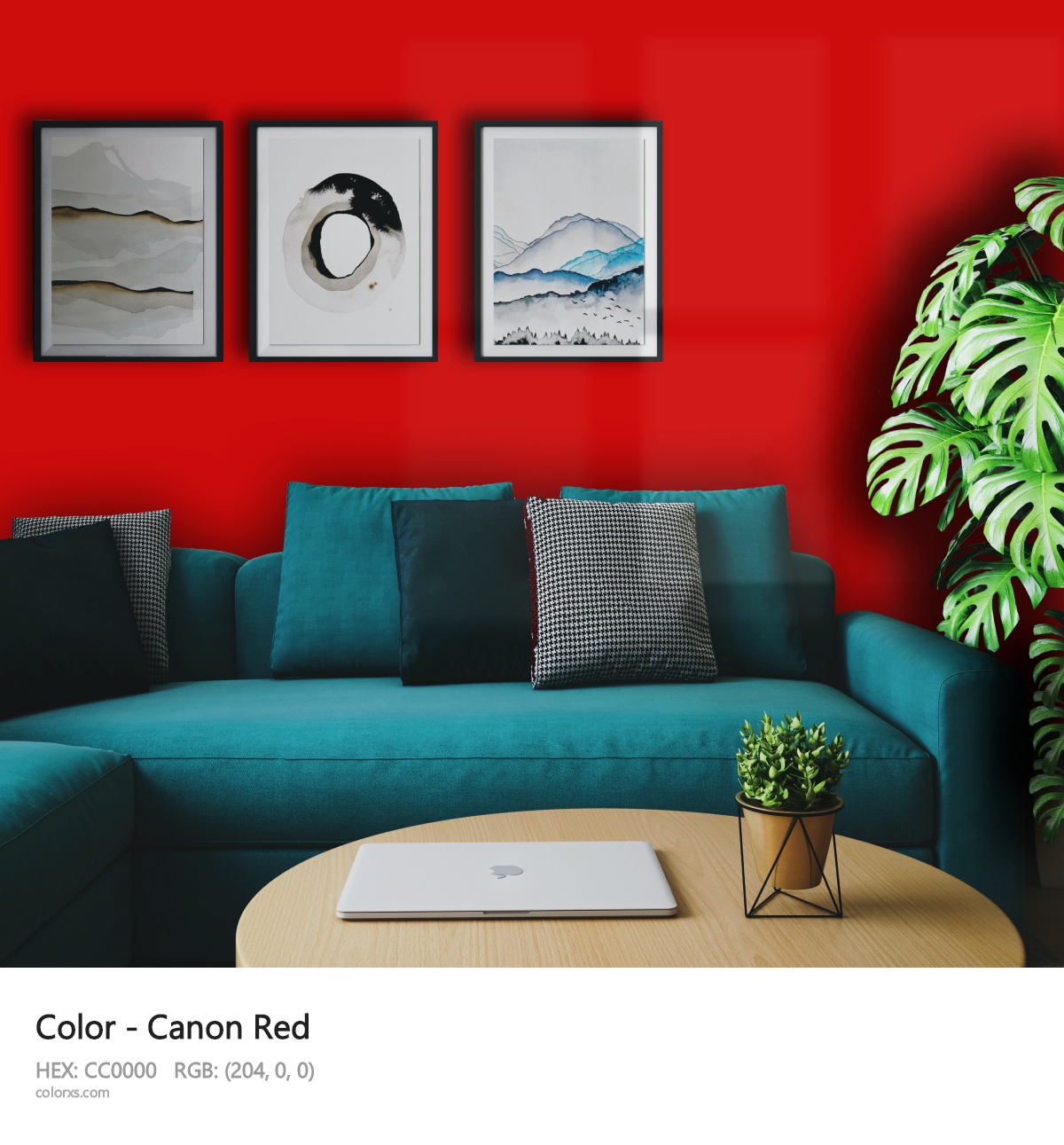 Canon Red Other cozy coffee corner interior